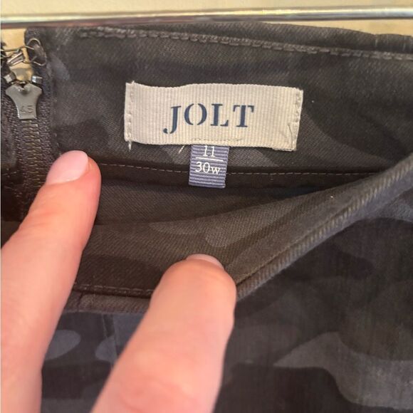 Jolt Gray Pencil Mini Skirt - Picture 3 of 4